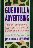 Guerilla Advertising  Cost-effective tactics for Small-Business success s