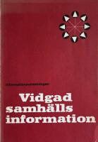 Vidgad samh&auml;lllsinformation