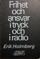 Frihet och ansvar i tryck och i radio