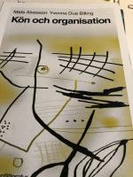 K&ouml;n och organisation