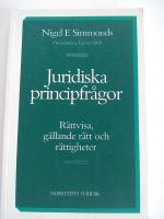 Juridiska Principfr&aring;gor.