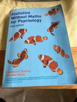 Statistics without maths for psychology