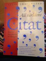All v&auml;rldens citat