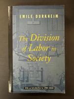The division of labor in society