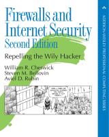Firewalls and internet security : repelling the wily hacker