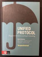 Unified protocol : diagnos&ouml;verskridande psykologisk behandling.