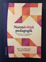Normkritisk pedagogik : perspektiv, utmaningar och m&ouml;jligheter