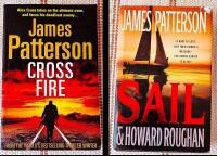 2 b&ouml;cker: Sail (Inbunden bok) + Cross Fire (H&auml;ftad bok) 