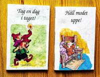2 b&ouml;cker: Tag en dag i taget! + H&aring;ll modet uppe