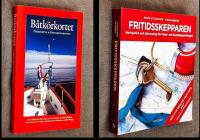2 b&ouml;cker: B&aring;tk&ouml;rkortet : f&ouml;rarintyg & kustskepparintyg +  Fritidsskepparen : navigation och sj&ouml;manskap f&ouml;r F&ouml;rar- och Kustskepparintyget