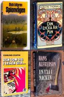 4 b&ouml;cker: Din lycka &auml;r min : en moralisk historia + Den som sig i leken ger + En yxa i nacken + Spionv&auml;gen