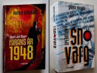 2 sp&auml;nnande b&ouml;cker:  Operation sn&ouml;varg + Farans &aring;r 1948 