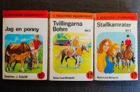 3 sm&aring; pocketb&ouml;cker: Jag en ponny + Tvillingarna Bohm + Stallkamrater