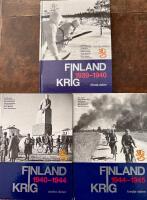 FINLAND I KRIG – TRE DELAR – KOMPLETT 1. 1939-1940 2. 1940-1944 3. 1944-1945