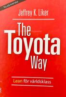 The Toyota Way - Lean för världsklass
