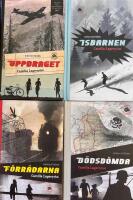 SVARTA ROSORNA – HELA SERIEN – FYRA BÖCKER – KOMPLETT 1. Uppdraget 2. Isbarnen 3. Förrädarna 4. Dödsdömda