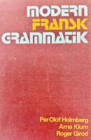 Modern fransk grammatik
