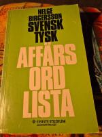 Svensk-tysk aff&auml;rsordlista
