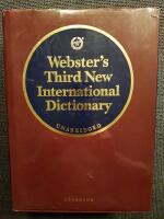 Webster's third New International Dictionary - Unabridged