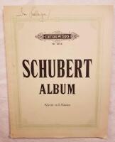 Schubert Album - Klavier zu 2 H&auml;nden - Edition Peters Nr. 1825