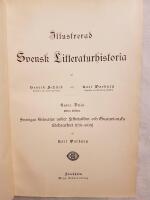 Illustrerad svensk litteraturhistoria - Del I + Del II.1 + Del II.2 (Originalutg&aring;van i tv&aring; band om tre volymer komplett)