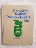 Complete Denture Prosthodontics (Third revised edition)