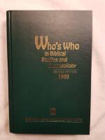 Who's who in biblical studies and archaeology - Second Edition 1993