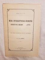 Mina &ouml;fvers&auml;ttnings-principer betr&auml;ffande Swedenborgs skrifter - Ett stycke sjelfbiografi och ett testamente