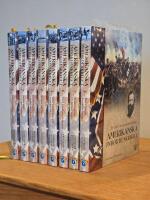 Amerikanska inb&ouml;rdeskriget, del 1-8 (komplett) : 1. Blodet kommer att flyta. 2. Ingen n&aring;d. Det totala kriget. 3. General Lee och rebellernas triumf. 4. Kriget till havs. 5. Shermans marsch och mot havet. 6. Den blodigaste dagen. 7. Sydstaternas f&ouml;rlorade seger. 8. Det st&ouml;rsta kavallerislaget.
