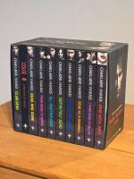 True Blood Box Set 2 - Sookie Stackhouse novels :  The box contains: Dead Until Dark, Living Dead in Dallas, Club Dead, Dead to the World, Dead as a Doornail, Definitely Dead, All Together Dead, From Dead to Worse, Dead and Gone, A Touch of Dead.