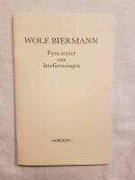 Fyra texter om &aring;terf&ouml;reningen