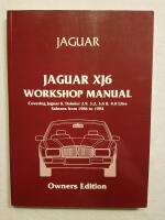 Jaguar XJ6 Workshop Manual Owners Edition 1986-1994: Covering All 2.9, 3.2. 3.6 and 4.0 Litre Jaguar and Daimler Saloons