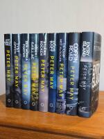 Peter May x9: Entry Island; Coffin Road; Ett kallt fall; D&ouml;den i Gaillac; En kamp mot klockan; Tyst offer; D&ouml;dsboet; Den m&ouml;rka porten