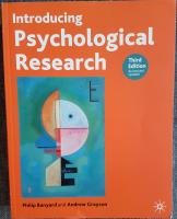 Introducing psychological research
