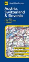Austria, Switzerland and Slovenia (AA Road Map Europe)