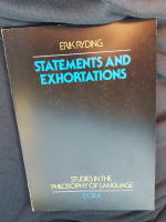 Statements and exhortations