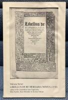 Libellus de re herbaria novus, 1538