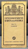 Generalstabens karta &ouml;ver Sverige, Blad 76 Vaxholm