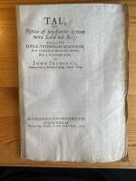 Tal, om nyttan af segelfarter igenom torra land och berg; h&aring;llet f&ouml;r Kongl. Vetenskaps Academien, vid pr&aelig;sidii nedl&auml;ggande, den 4 november 1769.