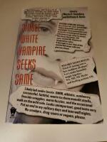 Single White Vampire Seeks Same