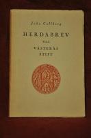 Herdabrev till V&auml;ster&aring;s stift