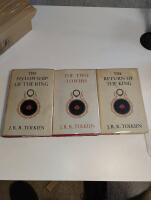 Lord of the rings fellowship ring two towers rotk 13th 9th 9th first editions superb set Tolkien 1962-1963