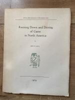 Running Down and Driving of Game in North America