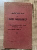 L&auml;roplan f&ouml;r Askers skoldistrikt i Str&auml;ngn&auml;s stift och &Ouml;rebro l&auml;n fast&auml;lld av domkapitlet i Str&auml;ngn&auml;s