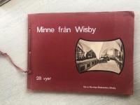 Minne fr&aring;n Wisby. 28 vyer