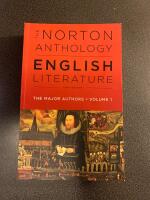 The Norton Anthology of English Literature, The Major Authors, Two volume set