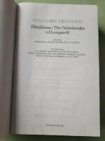 Zibaldone - the notebooks of Leopardi