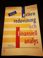 Extern redovisning och finansiell analys, Fakta