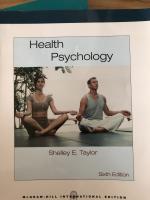 Health Psychology 