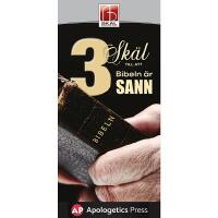 3 Sk&auml;l till att Bibeln &auml;r sann (1 ex)